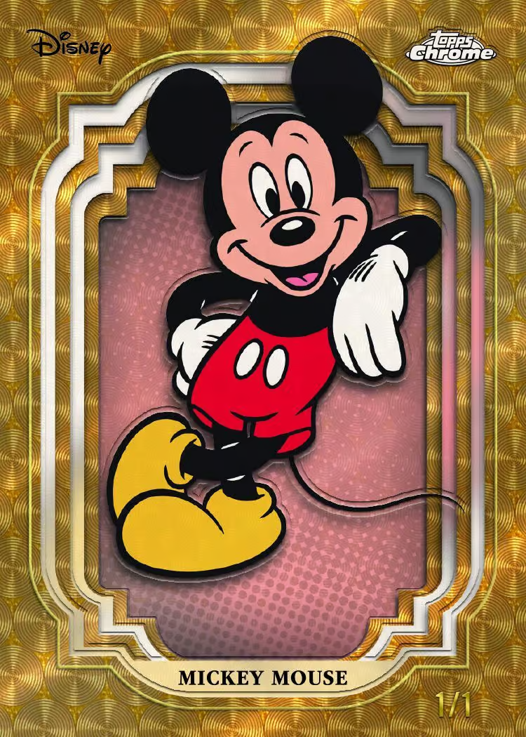 Mickey Mouse Disney trading card artwork