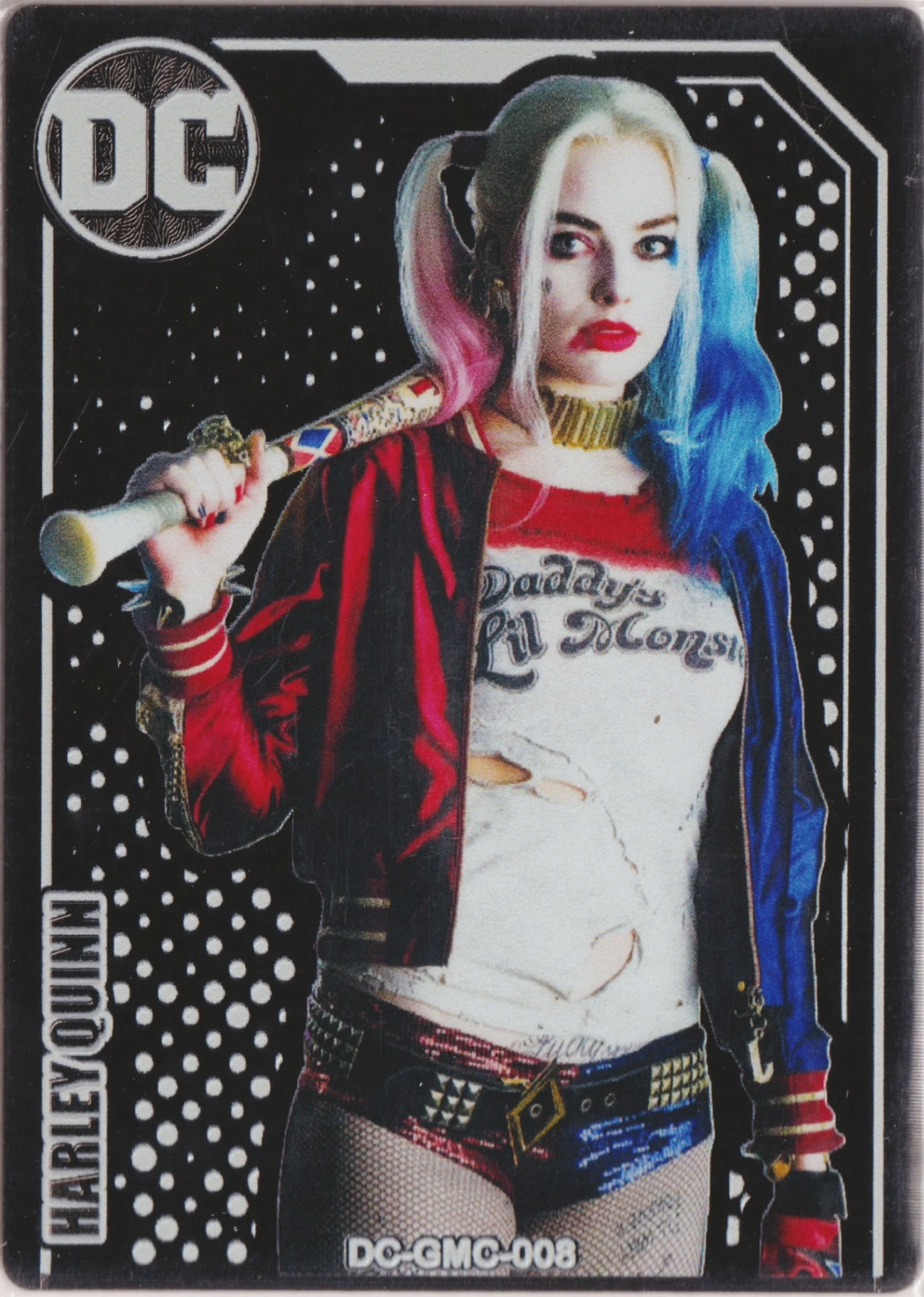 Harley Quinn DC trading card artwork